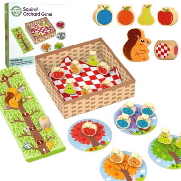WOOPIE GREEN Squirrel in the Orchard Family stalo žaidimas FSC