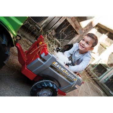 Rolly Toys rollyTrailer Traktoriaus priekaba su atidaromais bortais