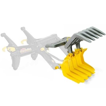Rolly Toys traktoriaus kaušo griebtuvas medienai krauti