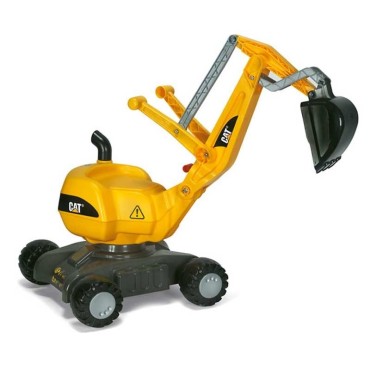 Rolly Toys RollyDigger CAT – besisukantis ekskavatorius geltona