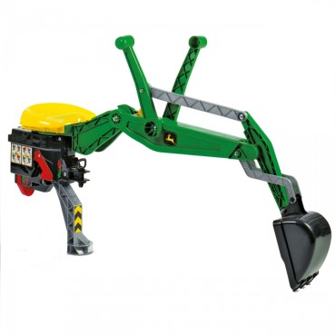 John Deere RollyBackhoe – Rolly Toys ekskavatorius su pritvirtintu kaušu