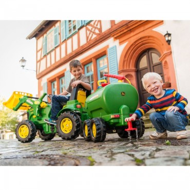 Rolly Toys rollyTanker John Deere dviejų ašių cisterna + siurblys