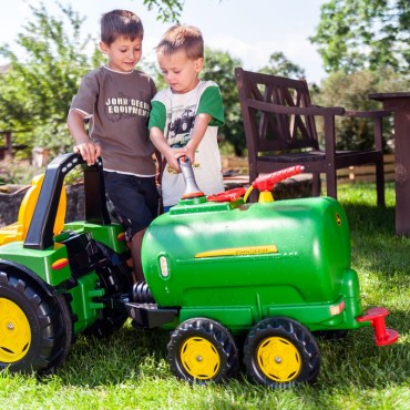 Rolly Toys rollyTanker John Deere dviejų ašių cisterna + siurblys