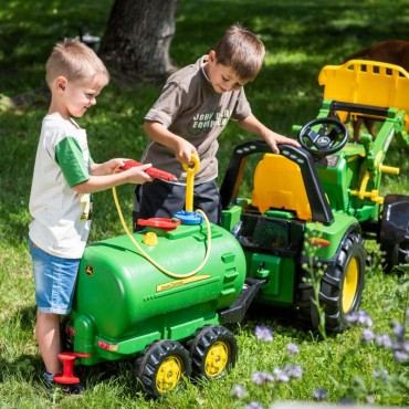 Rolly Toys rollyTanker John Deere dviejų ašių cisterna + siurblys