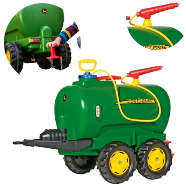 Rolly Toys rollyTanker John Deere dviejų ašių cisterna + siurblys