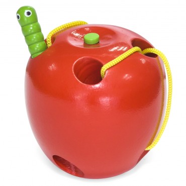 VIGA medinis susipynęs labirintas mokomasis kirminas Apple Montessori