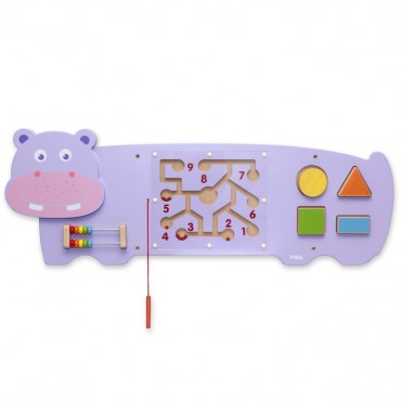 VIGA Sensorinės manipuliavimo valdybos Hippopotamus FSC Montessori sertifikatas