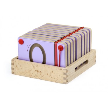 VIGA Mokymasis rašyti magnetines lenteles Skaičiai FSC Montessori sertifikatas