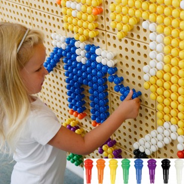 Spalvingi kaiščiai Masterkidz mokslo lentai 512 vnt. 8 spalvos