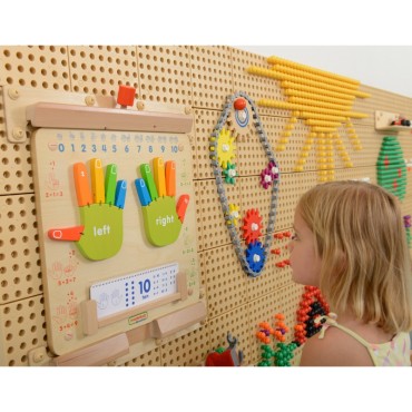 MASTERKIDZ mokosi skaičiuoti Flex Montessori sienos jutimo lentą