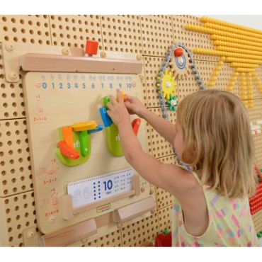 MASTERKIDZ mokosi skaičiuoti Flex Montessori sienos jutimo lentą