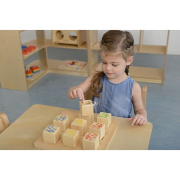 Medinis sensorinis rūšiuotojas, jungiantis garsus Masterkidz Montessori