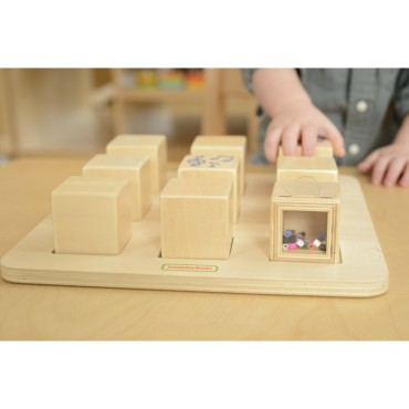 Medinis sensorinis rūšiuotojas, jungiantis garsus Masterkidz Montessori