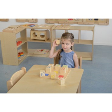 Medinis sensorinis rūšiuotojas, jungiantis garsus Masterkidz Montessori