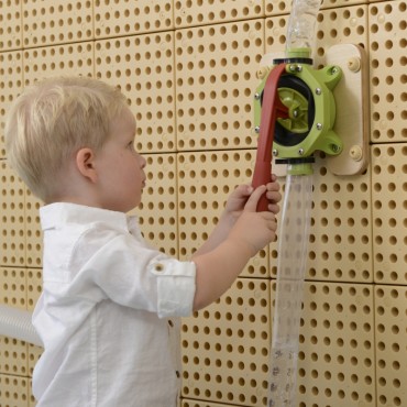 MASTERKIDZ vandens siurblys hidrauliniam rinkiniui - Mokslo ir kūrybos lenta STEM WALL