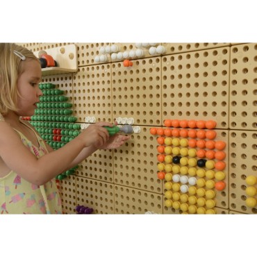 MASTERKIDZ įrankių rinkinys su atsuktuvu 8 elementai mokslinei ir kūrybingai STEM lentai