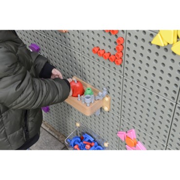 MASTERKIDZ įrankių rinkinys su atsuktuvu 8 elementai mokslinei ir kūrybingai STEM lentai