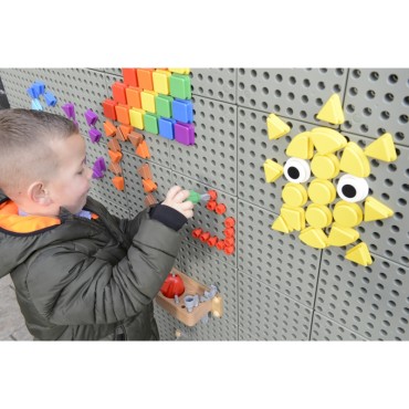 MASTERKIDZ įrankių rinkinys su atsuktuvu 8 elementai mokslinei ir kūrybingai STEM lentai