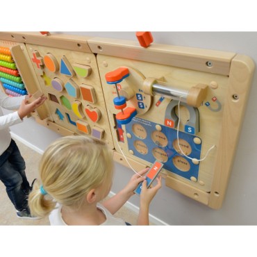 MASTERKIDZ Magnetinės traukos mokslas – Flex Montessori edukacinė sieninė lenta