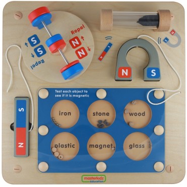 MASTERKIDZ Magnetinės traukos mokslas – Flex Montessori edukacinė sieninė lenta