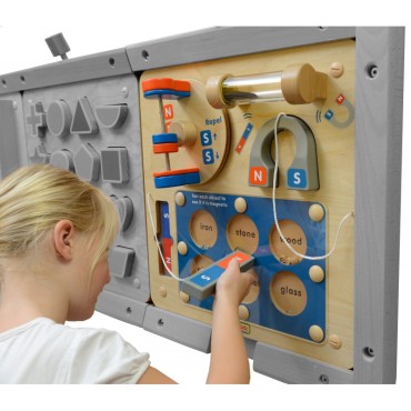 MASTERKIDZ Magnetinės traukos mokslas – Flex Montessori edukacinė sieninė lenta