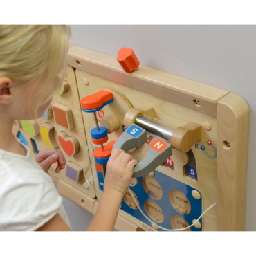 MASTERKIDZ Magnetinės traukos mokslas – Flex Montessori edukacinė sieninė lenta