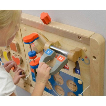 MASTERKIDZ Magnetinės traukos mokslas – Flex Montessori edukacinė sieninė lenta