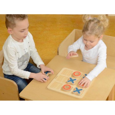 MASTERKIDZ Tic Tac Toe medinis žaidimas vaikams Loginis galvosūkis