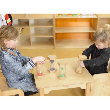 MASTERKIDZ smėlio laikrodžio rinkinys – laiko mokslas