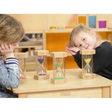 MASTERKIDZ smėlio laikrodžio rinkinys – laiko mokslas
