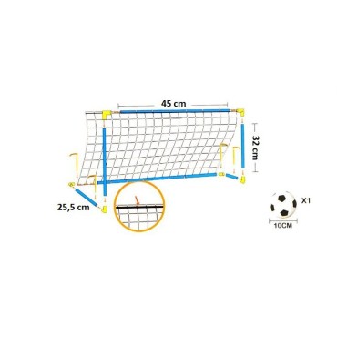 WOOPIE Futbolo vartai su kamuoliu ir pompa Football Sport
