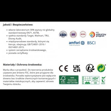 CLASSIC WORLD medinės kaladėlės geometrinių figūrų sriegimui 21 vnt.