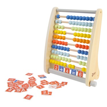 CLASSIC WORLD Medinis abakasas + Matematinės operacijos 46 vnt.