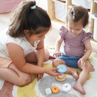 VIGA PolarB Medinė edukacinė piramidė - Baltasis lokys