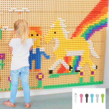 MASTERKIDZ lentos smeigtukai 512 vnt. 6 spalvos