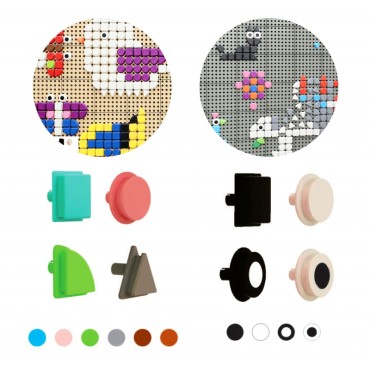 MASTERKIDZ Geometric Board Elements 256 vnt
