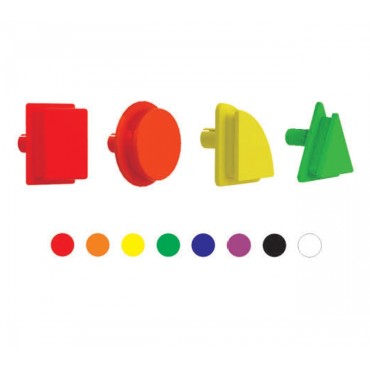 MASTERKIDZ Geometric Elements 8 Spalvos 256 vnt STEM plokščių priedai