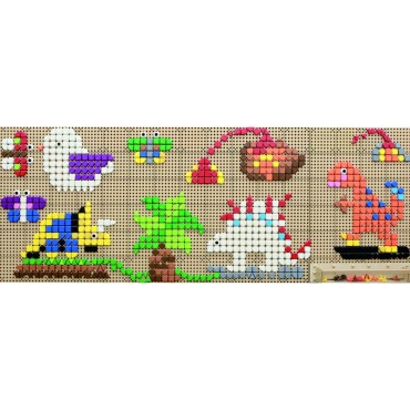 MASTERKIDZ Geometric Elements 8 Spalvos 256 vnt STEM plokščių priedai
