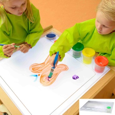 MASTERKIDZ aikštės Montessori tapybos padėklas