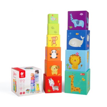 CLASSIC WORLD Magic Box Blocks Puzzle Tower Box lavinantis žaislas
