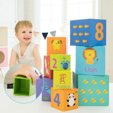 CLASSIC WORLD Magic Box Blocks Puzzle Tower Box lavinantis žaislas