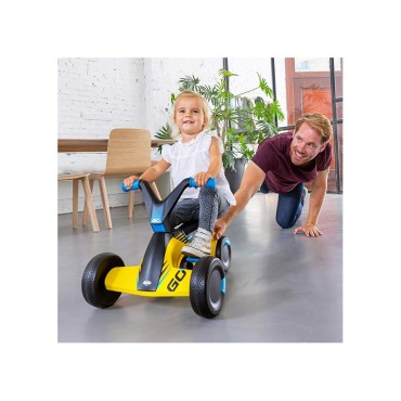 BERG GO² Sparx Yellow Gokart 2in1 važiavimas pedalu