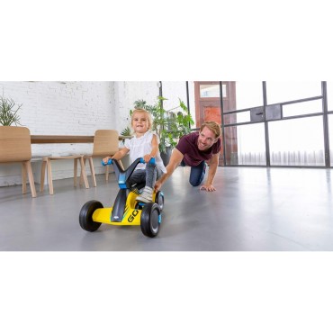 BERG GO² Sparx Yellow Gokart 2in1 važiavimas pedalu