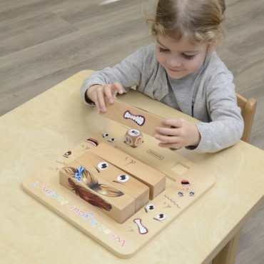 MASTERKIDZ mokymosi emocijos Montessori medinis žaidimas