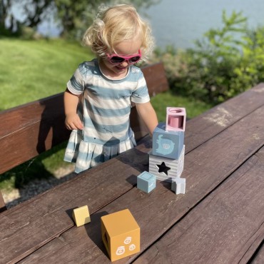 VIGA PolarB Pyramid Mokomoji dėlionė Rūšiuotojo kubelių blokeliai