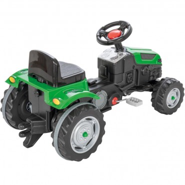 WOOPIE Farmer GoTrac pedalinis traktorius su tyliais ratais
