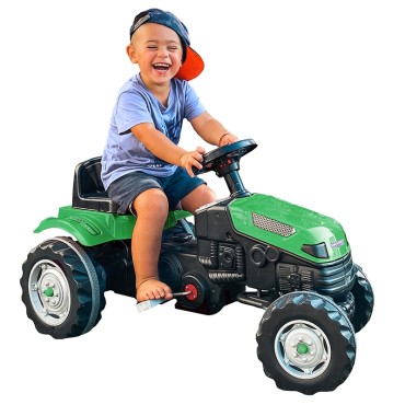 WOOPIE Farmer GoTrac pedalinis traktorius su tyliais ratais