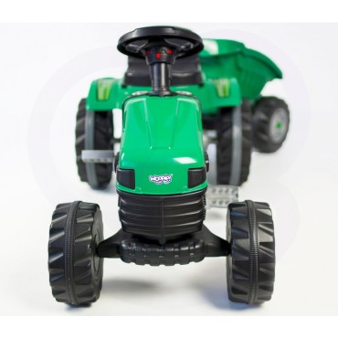 WOOPIE Farmer GoTrac pedalinis traktorius su tyliais ratais