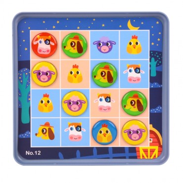 TOOKY TOY Sudoku žaidimo vaikams fermos versija