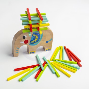 TOOKY TOY Arkadinių žaidimų baikerių rinkinys JoJo Spinning Top Elephant 46 vnt.